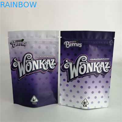 अनुकूलित 3.5g कुकी नट खरपतवार जिपर पाउच प्लास्टिक कैंडी बैग 7g 18g 24g