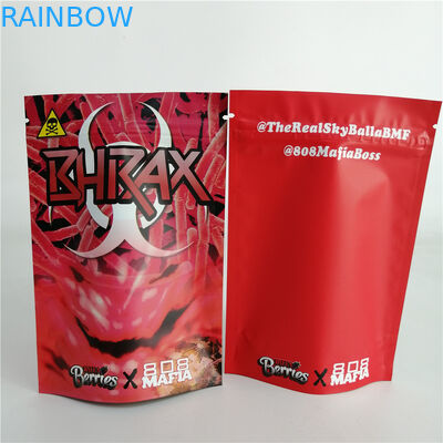 अनुकूलित 3.5g कुकी नट खरपतवार जिपर पाउच प्लास्टिक कैंडी बैग 7g 18g 24g