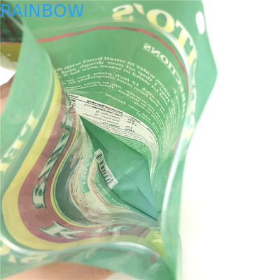 पिज्जा मायलर फूड पेकिंग बैग के लिए क्यूस्रोमाइज्ड प्लास्टिक बैग फूड ग्रेड पैकेजिंग स्टैंड पाउच