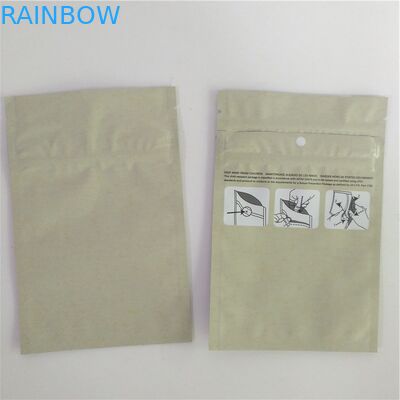 फूल के बीज के लिए क्राफ्ट कलर 180mic 4X6 हर्बल धूप पैकेजिंग