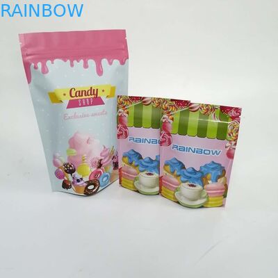 उच्च चमकदार ग्रेविंग प्रिंटिंग सीएमवाईके स्नैक जिपर पाउच