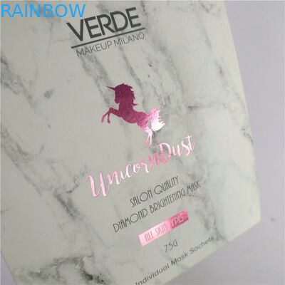 5 ml 30 ml हेयर मास्क पैकेजिंग बैग मिनी आई क्रीम पाउच स्किनकेयर सैंपल टिप पेपर डिस्प्ले बॉक्स के साथ