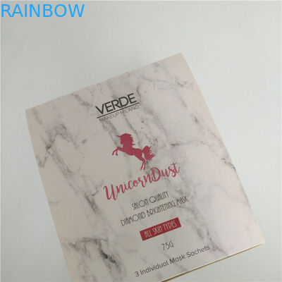 5 ml 30 ml हेयर मास्क पैकेजिंग बैग मिनी आई क्रीम पाउच स्किनकेयर सैंपल टिप पेपर डिस्प्ले बॉक्स के साथ