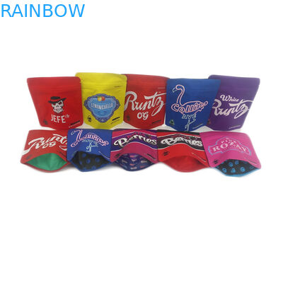 कस्टम मुद्रित ज़िप कैनबिस पैकेजिंग रिसाइकिल कुकीज़ पैकेजिंग बैग / गंध प्रमाण कैनबिस बीज पैकेजिंग बैग