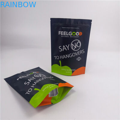 280g मैट ब्लैक VMPET MOPP एल्यूमीनियम पन्नी पैकेजिंग बैग