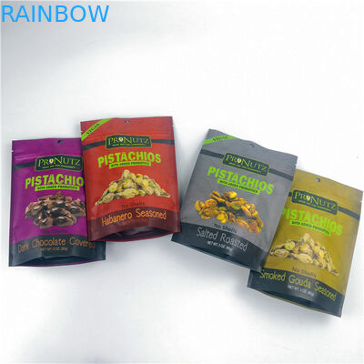 कस्टम लोगो टुकड़े टुकड़े में गर्मी सील नट पैकेजिंग के लिए वैक्यूम पैकिंग बैग