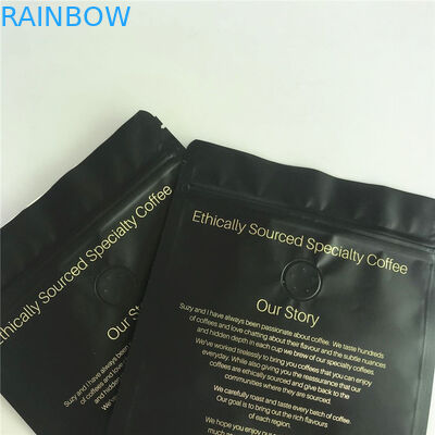 कॉफी बीन्स के लिए मॉइस्चर प्रूफ MOPP VMPET प्लास्टिक स्टैंड अप पाउच