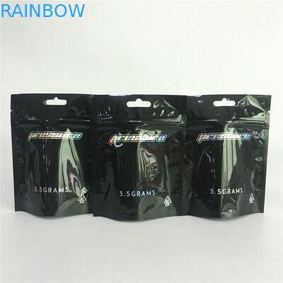 चाइल्ड प्रूफ कैनबिस मैट एल्युमिनियम फॉयल मायलर बैग्स