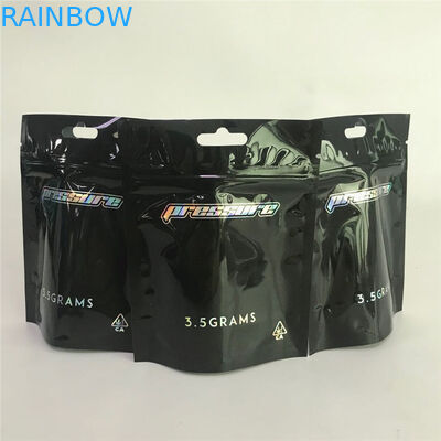 चाइल्ड प्रूफ कैनबिस मैट एल्युमिनियम फॉयल मायलर बैग्स