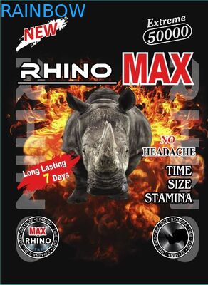 Recyclable CMYK Rhino 69 3 डी पिल पैकेजिंग कार्ड