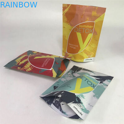 Resealable चमकदार सतह MOPP VMPET Mylar बैग खड़े हो जाओ