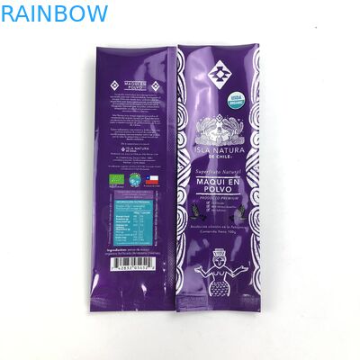 ग्लॉसी फिल्म 250g 1kg 16oz VMPET साइड गस्सेट पैकेजिंग बैग