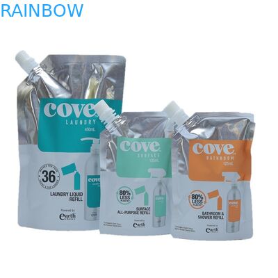 लिक्विड सैनिटाइजर स्टैंड अप डॉयपैक स्टैंडिंग पाउच डिटर्जेंट शैम्पू लॉन्ड्री पाउच