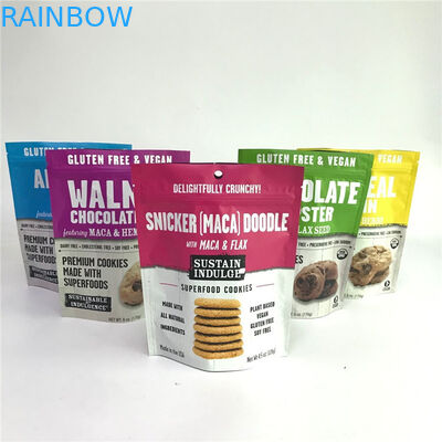 एल्युमिनियम फॉयल ग्रैव्योर प्रिंटिंग 120mic फ़ूड पैकेजिंग बैग्स