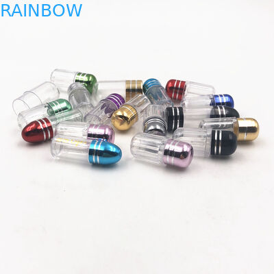 शीशी राइनो मेडिसिन 15 * 35 मिमी PS 5g प्लास्टिक कैप्सूल बोतल