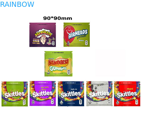 स्पष्ट खिड़की के साथ 3.5 ग्राम 7 ग्राम सीबीडी हर्बल धूपदान पाउच