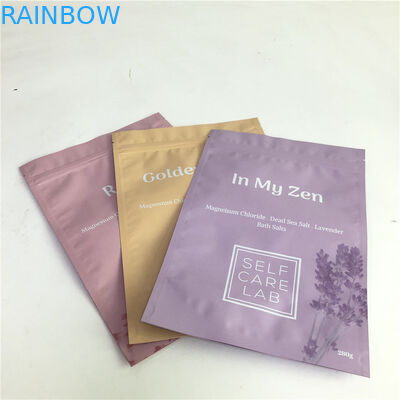 एसजीएस टुकड़े टुकड़े में OPP स्नान नमक के लिए पन्नी बैग ऊपर खड़े हो जाओ