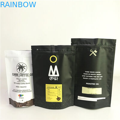 कस्टम मुद्रित मैट एल्यूमीनियम पन्नी जिपर Mylar बैग के साथ बैग खड़े हो जाओ