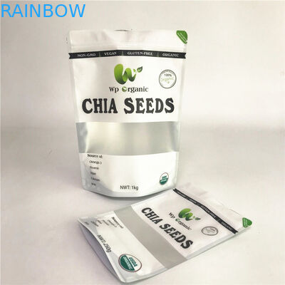 डिजिटल प्रिंटिंग नोनी बैग्स कस्टमाइज्ड बैग विथ विंडो जिप लॉक माइलर बैग्स