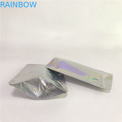 कॉस्मेटिक प्रिंटिंग के लिए डिजिटल प्रिंटिंग क्लियर फ्रंट और होलोग्राफिक बैक होलोग्राफिक बैग