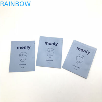 शैम्पू आँख सीरम चेहरे क्लींजर तीन साइड सील टिप के लिए नमूना मुक्त डिस्पोजेबल कॉस्मेटिक नमूना पाउच