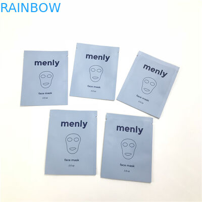 शैम्पू आँख सीरम चेहरे क्लींजर तीन साइड सील टिप के लिए नमूना मुक्त डिस्पोजेबल कॉस्मेटिक नमूना पाउच