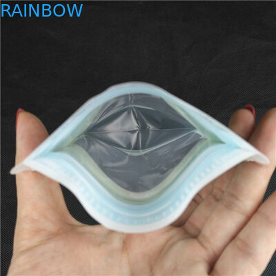 विशेष आकार का मुद्रण लोगो खाद्य ग्रेड रस दूध जेली तरल स्टैंड बोतल आकार पाउच