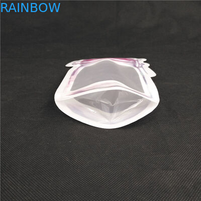 विशेष आकार का मुद्रण लोगो खाद्य ग्रेड रस दूध जेली तरल स्टैंड बोतल आकार पाउच