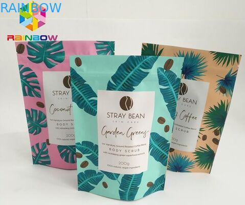 कस्टम स्वीकृत मैट एल्युमिनियम फॉयल बाथ साल्ट बैग बॉडी स्क्रब पैकेजिंग मायलर बैग