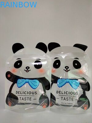 ग्लॉसी विशेष आकार के साथ पैकेजिंग बैग अनुकूलित बैग खड़े हो जाओ