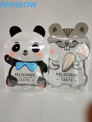 ग्लॉसी विशेष आकार के साथ पैकेजिंग बैग अनुकूलित बैग खड़े हो जाओ