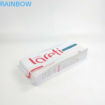 कॉफी बीन पैकेजिंग पाउच के लिए एल्यूमीनियम पन्नी वाल्व के साथ कस्टम resealable मैट फिल्म साइड कली बैग