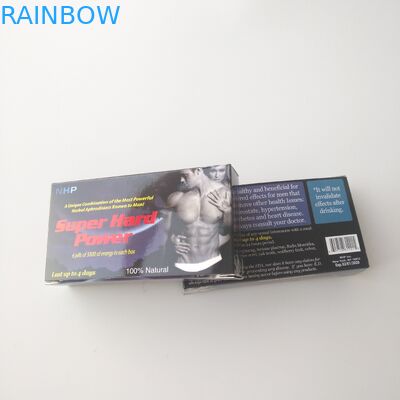 कस्टम मुद्रित व्हाइट कार्ड पेपर स्वास्थ्य देखभाल गोली पैकेजिंग बॉक्स