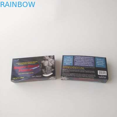 कस्टम मुद्रित व्हाइट कार्ड पेपर स्वास्थ्य देखभाल गोली पैकेजिंग बॉक्स