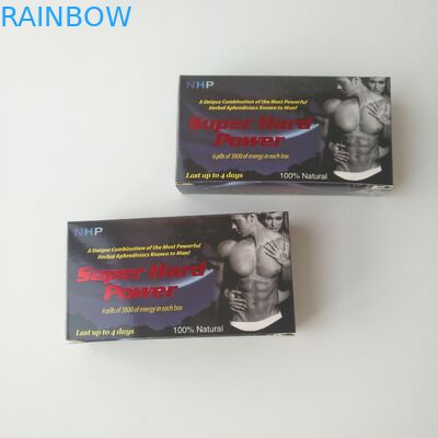 कस्टम मुद्रित व्हाइट कार्ड पेपर स्वास्थ्य देखभाल गोली पैकेजिंग बॉक्स