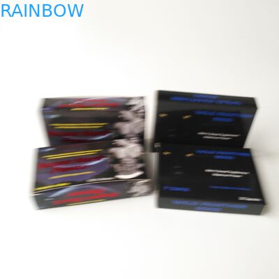 कस्टम लोगो पुनर्नवीनीकरण कॉस्मेटिक संपर्क लेंस पैकेजिंग पेपर बॉक्स ग्लॉसी गोलियां बरौनी आयताकार मेकअप पैकिंग पेपर बी