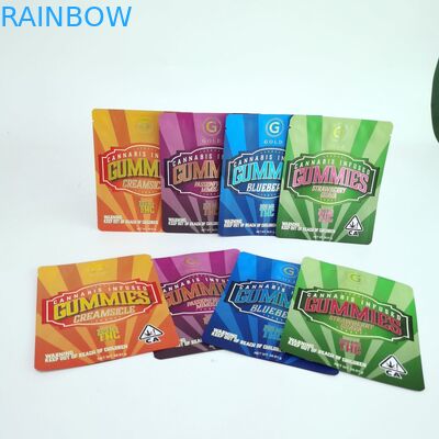 कस्टम स्वीकार किए जाते हैं चमकदार एल्यूमीनियम पन्नी पैकेजिंग बैग Resealable Mylar पैकेजिंग बैग