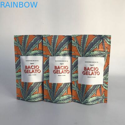 चाइल्ड प्रूफ जिपर के साथ गमी पैकेजिंग बैग खड़े करें