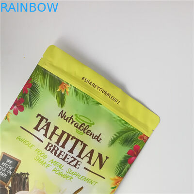 जिपर एल्यूमीनियम पन्नी थैली के साथ कस्टम स्वीकृत स्नैक पैकेजिंग बैग