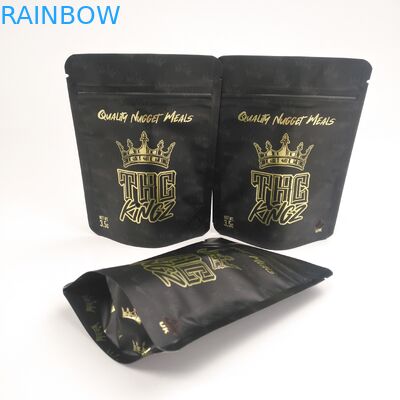 डिजिटल प्रिंटिंग स्मेल प्रूफ 3.5 जी ड्राई फ्लावर कैनबिस पैकेजिंग मायलर पन्नी बैग सॉफ्ट टच फिल्म बैग