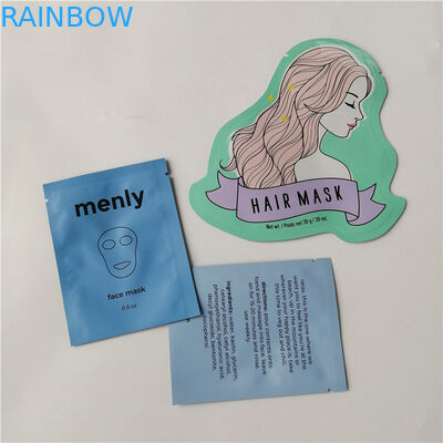 मैट ब्लू कॉस्मिक पैकेजिंग बैग अनुकूलित फ्लैट पन्नी पाउच