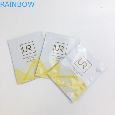 आंसू पायदान एल्यूमीनियम पन्नी पाउच के साथ नि: शुल्क नमूने उच्च गुणवत्ता वाले 3 साइड सील फ्लैट बैग