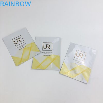 कस्टम Resealable तीन पक्ष फ्लैट mylar Frosted प्लास्टिक ज़िपलॉक लोशन क्रीम पाउच बैग