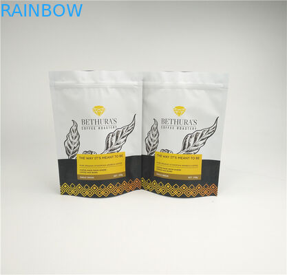 कॉफी बीन्स के लिए 140mic MOPP पुन: प्रयोज्य साइड गसलेट मायलर बैग