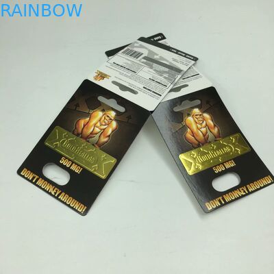 गोली कैप्सूल पैकेजिंग के लिए अनुकूलित मैग्नम पेपर कार्ड्स पापा बॉक्स