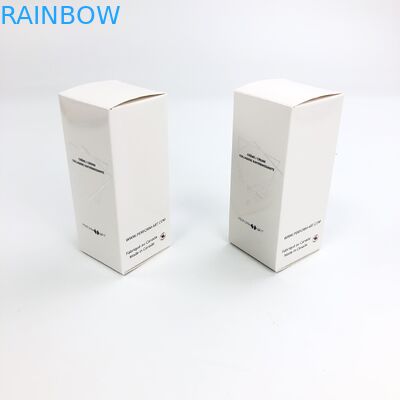 थोक कस्टम गर्म मुद्रांकन मैट फिल्म के साथ कॉस्मेटिक नमूना खाद्य बरौनी कागज बॉक्स पैकेजिंग के लिए 350 ग्राम सफेद कार्डबोर्ड