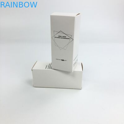 थोक कस्टम गर्म मुद्रांकन मैट फिल्म के साथ कॉस्मेटिक नमूना खाद्य बरौनी कागज बॉक्स पैकेजिंग के लिए 350 ग्राम सफेद कार्डबोर्ड