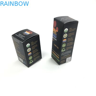 400 ग्राम मोटाई के साथ कस्टम चमकदार फिल्म के लिए दवा की बोतलें गहने कागज बॉक्स पैकेजिंग के लिए सफेद कार्डबोर्ड