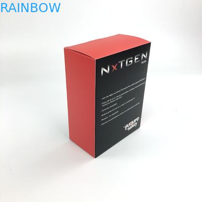 कस्टम मैट फिल्म यूवी खिलौना खाद्य पदार्थ की बोतलें कागज बॉक्स पैकेजिंग के लिए 400 ग्राम मोटाई सफेद कार्डबोर्ड के साथ