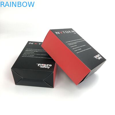 कस्टम मैट फिल्म यूवी खिलौना खाद्य पदार्थ की बोतलें कागज बॉक्स पैकेजिंग के लिए 400 ग्राम मोटाई सफेद कार्डबोर्ड के साथ